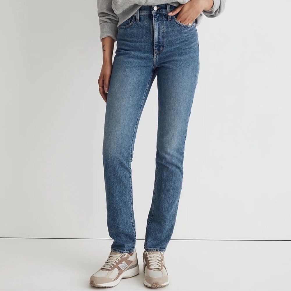 Madewell NWT Perfect Vintage Jean High Rise Size 24 in Kepler Wash